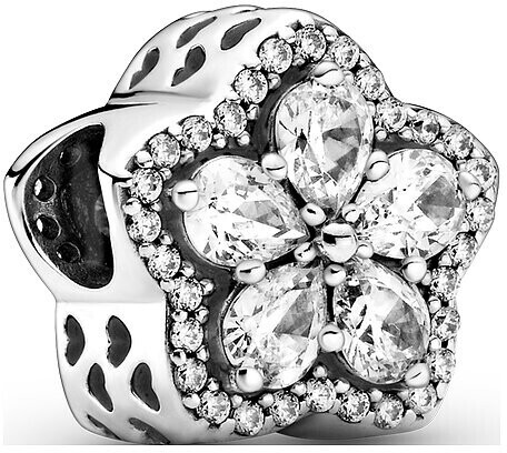 Photos - Other Jewellery Pandora Sparkling Flower Pavé Charm  (799224C01)