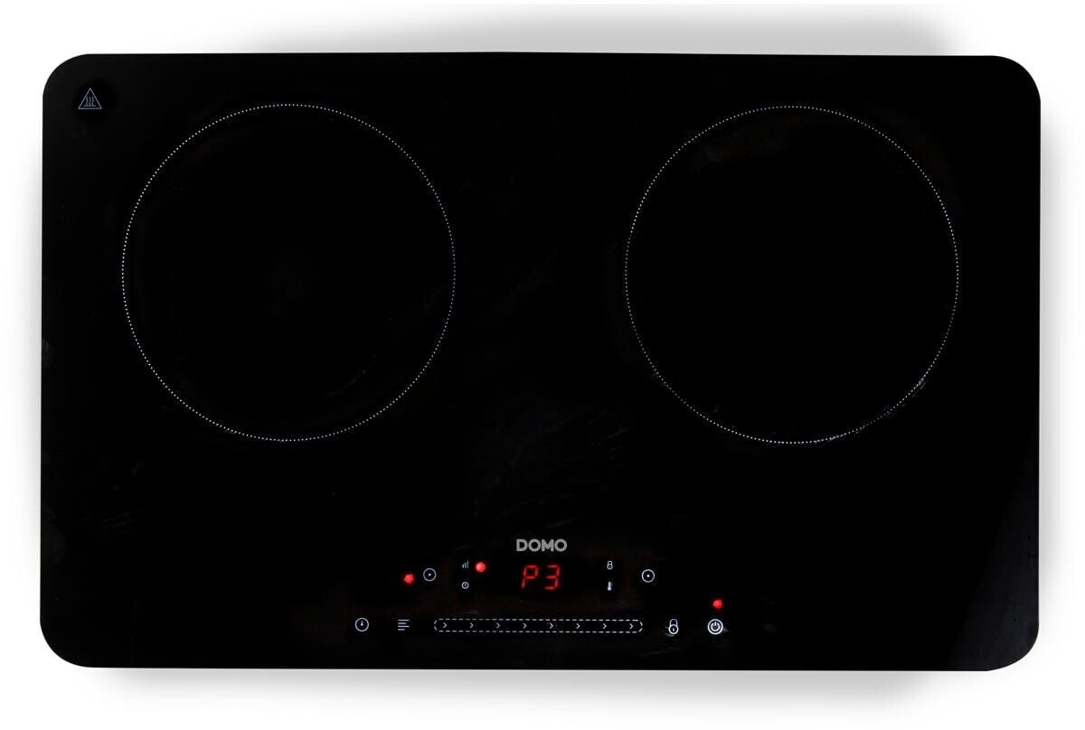 Table de cuisson à induction posable 2 feux 3500w - do333ip - domo au  meilleur prix