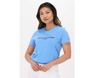 Tommy Hilfiger Essential Crew Neck ab 29,35 | T-Shirt Logo hydrangea blue (WW0WW28681) € bei Preisvergleich