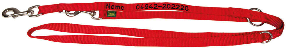 HUNTER Laisse classique pour chien 200 x 2.5cm Red HUNTER Laisse classique pour chien 200 x 2.5cm Red