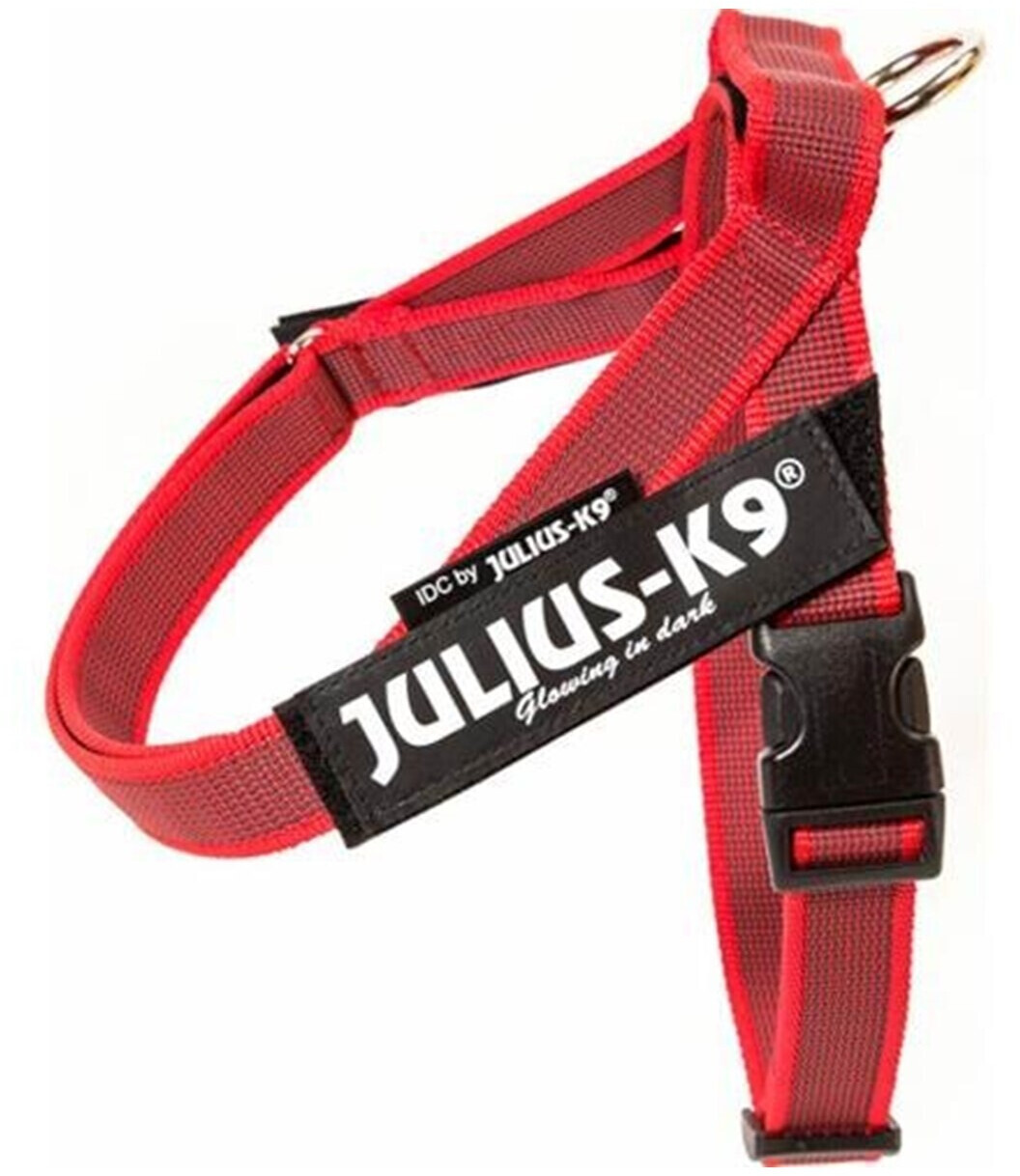 Julius K-9 IDC Belt Harness Color & Gray Size Mini 49-67cm Red