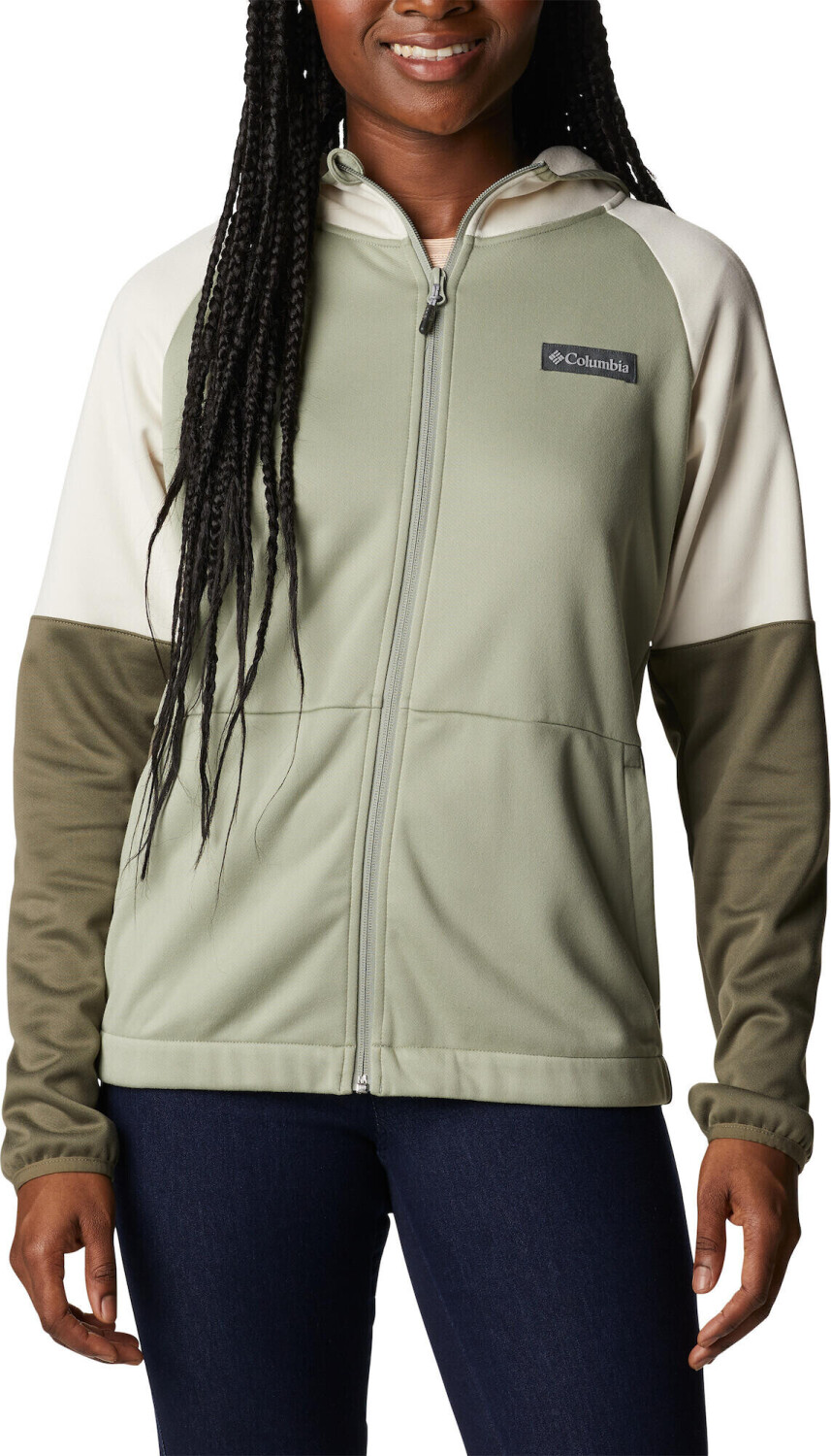 Columbia Women's Windgates Fullzip (1991180) safari/chalk/stone green