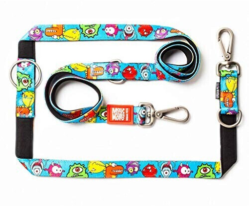 Max & Molly Original Multifunctional Leash M Little Monsters