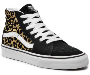 Vans Sk8 Hi Junior FLocked Leopard black true white au meilleur