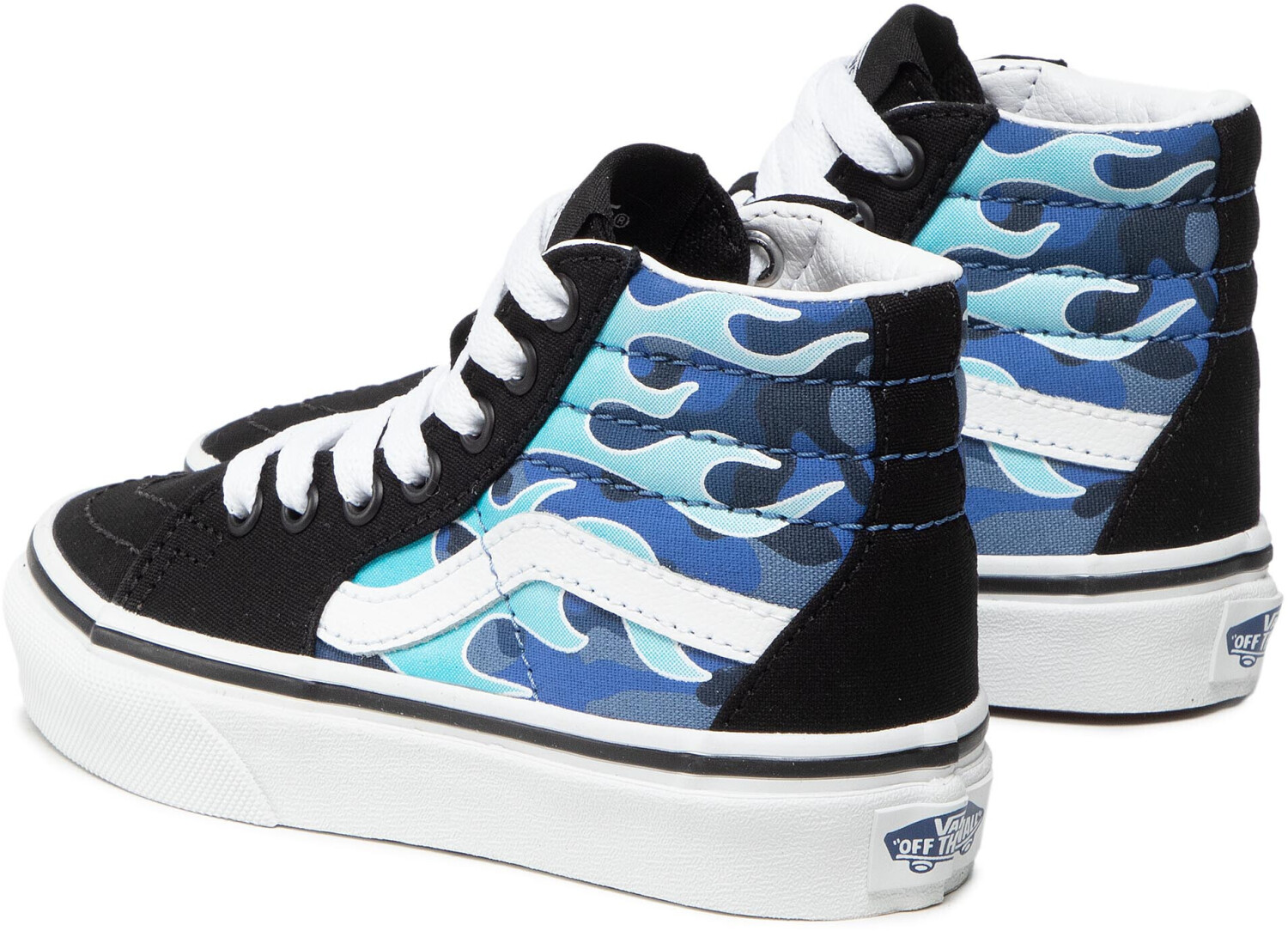 Blue hotsell camouflage vans