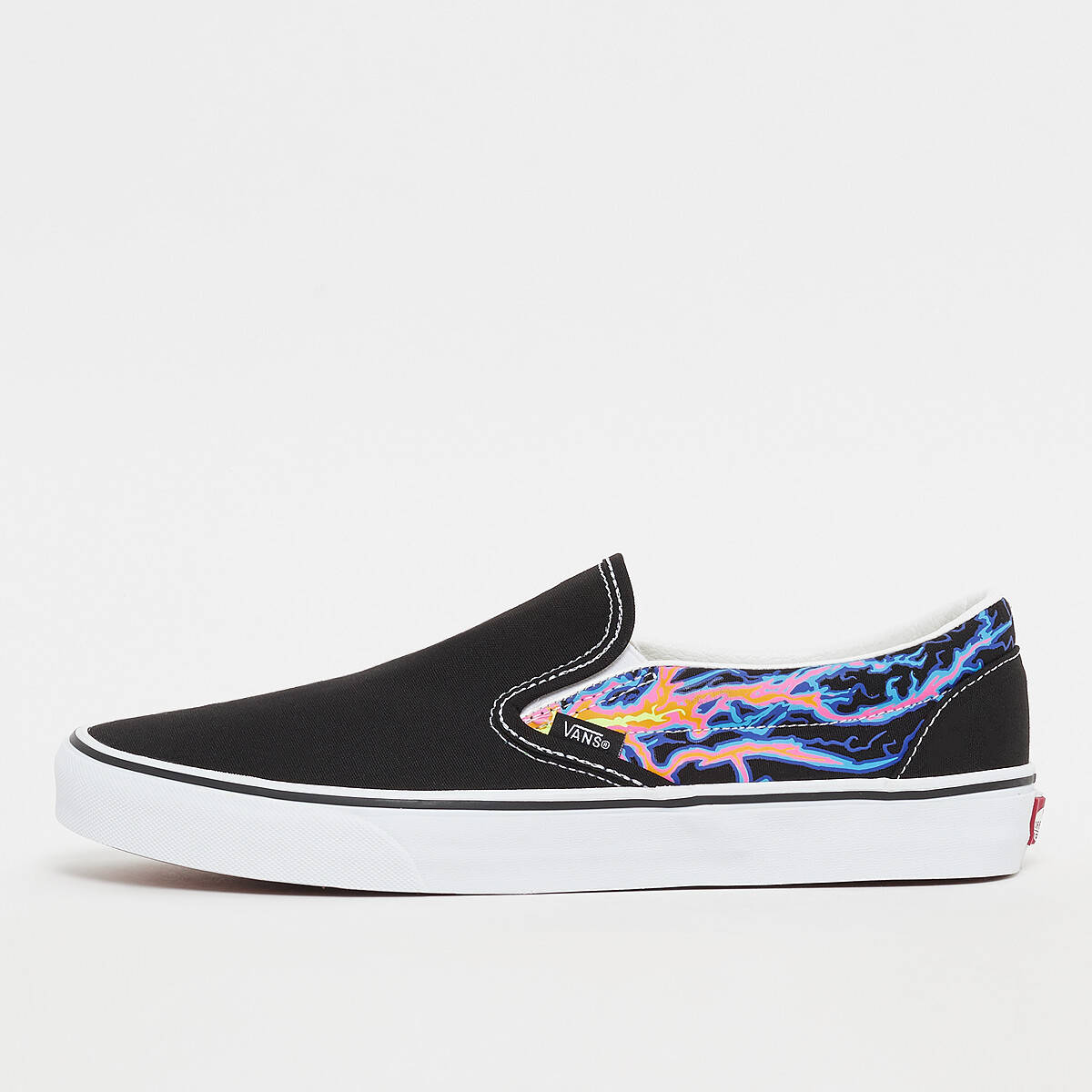Vans Slip On Electric Flame black true white ab 52 50