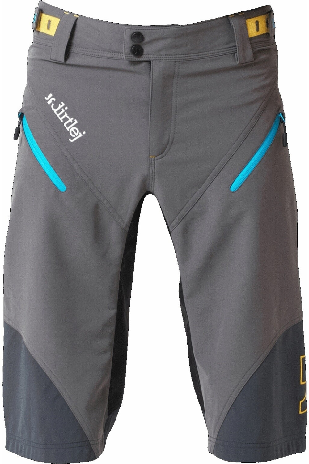dirtlej Trailscout Half & Half Shorts Men grey/turq