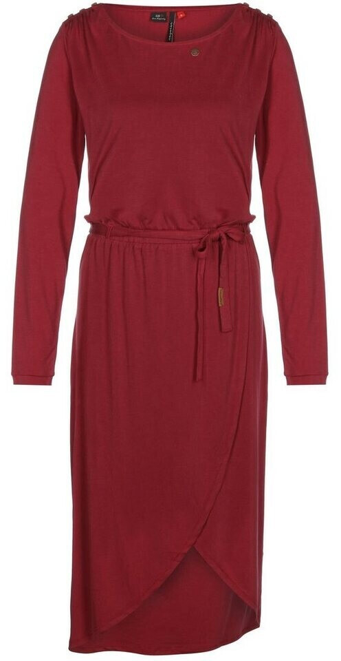 Ragwear Ethany Midi Dress (2141-20005) wine red