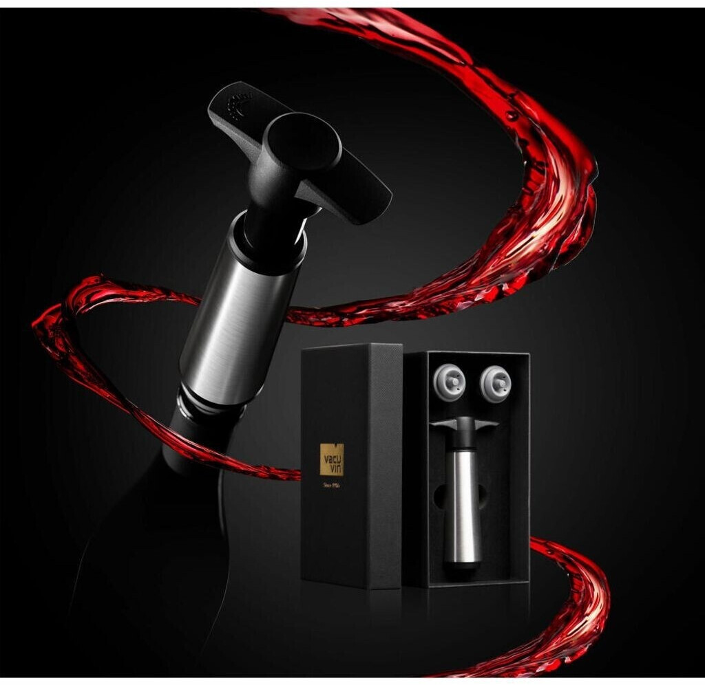 Vacu Vin Wine Saver Stainless Steel Gift Box