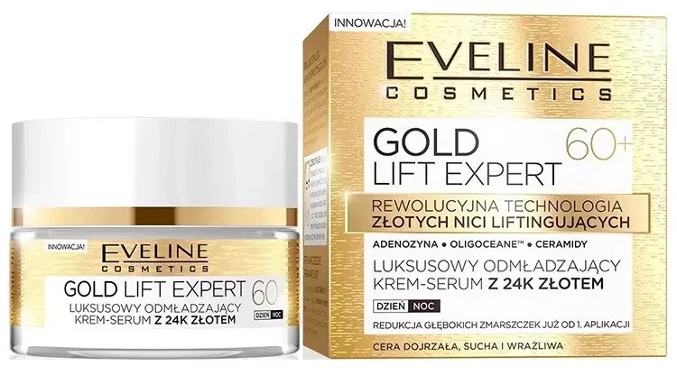 Photos - Other Cosmetics Eveline Cosmetics Eveline Eveline Gold Lift Expert 60+  (50ml)