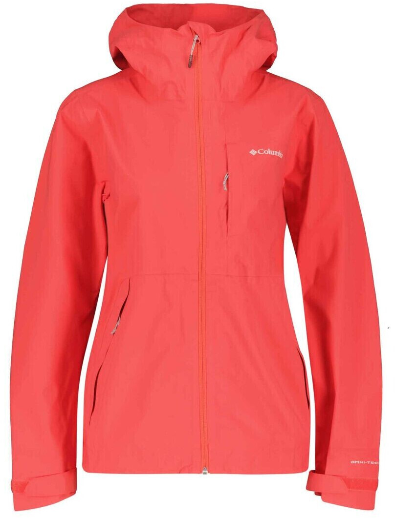 Columbia Ampli-Dry Waterproof Shell Jacket Women (1938973) red hibiscus