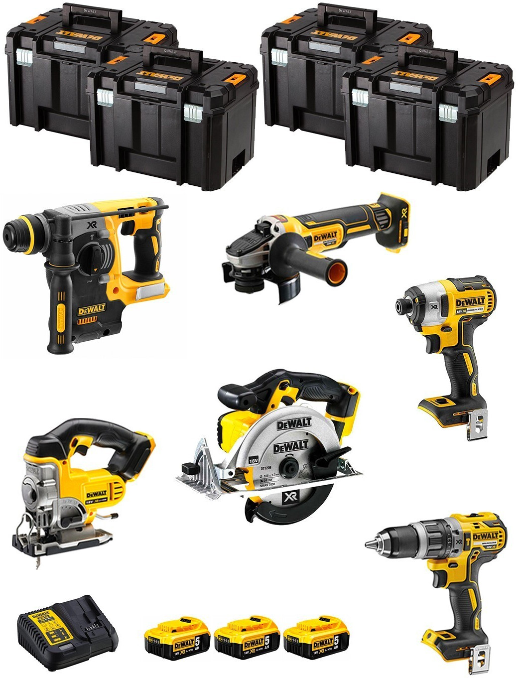 DeWalt DWK600T (3 x 5,0 + 4 TSTAK VI)