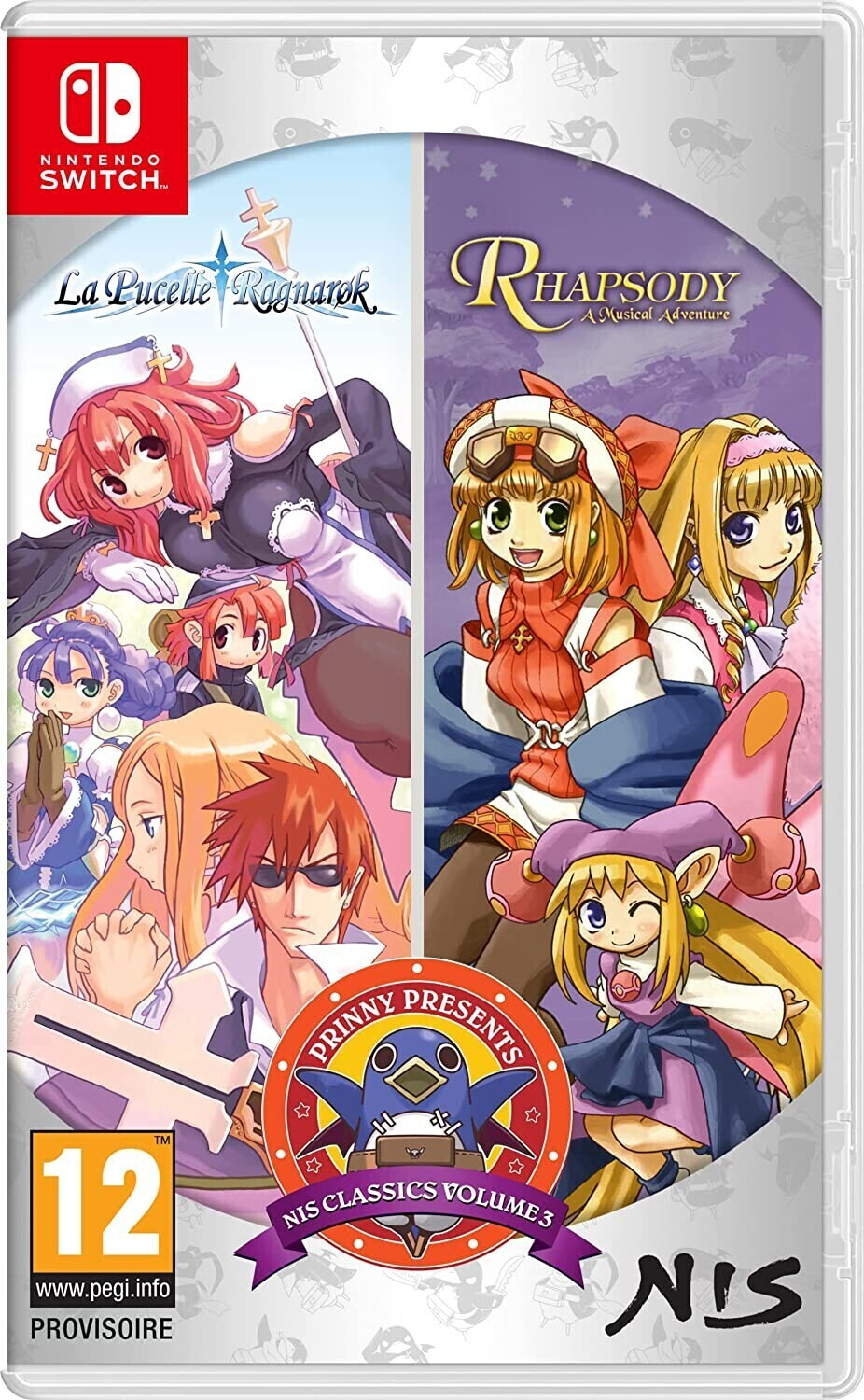 Prinny Presents NIS Classics Volume 3: La Pucelle: Ragnarok / Rhapsody: A Musical Adventure - Deluxe Edition (Switch)