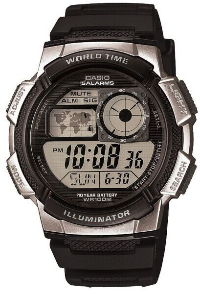 Casio salarms ae1000w clearance
