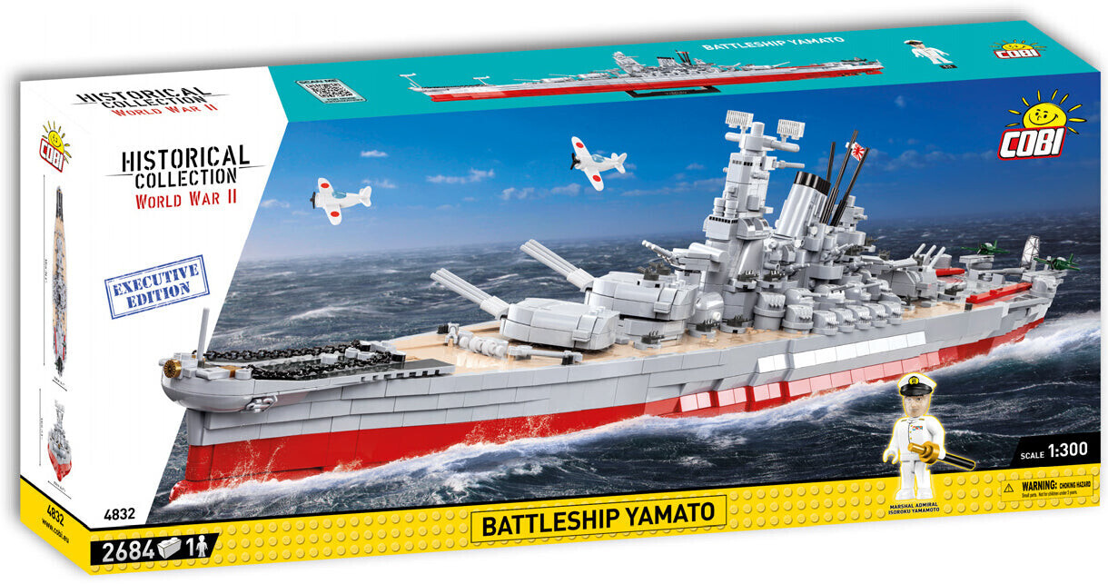 Cobi Historical Collection World War II - Battleship Yamato (4832)