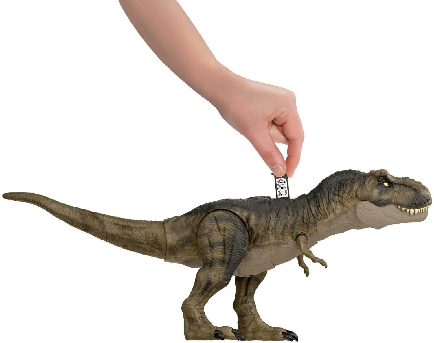 Dinosaurio rex juguete mattel top