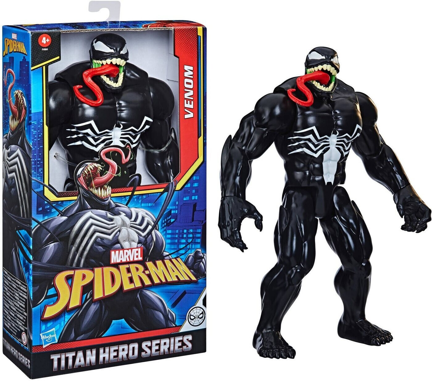 Muñeco Spiderman Titan Hero Series 30 Cm Articulado Hasbro