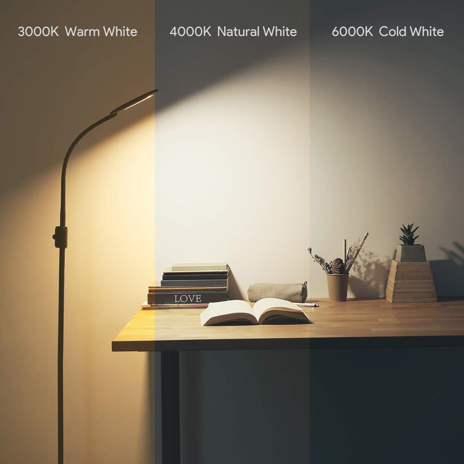 Aukey LED Stehleuchte 1 8m schwarz LT ST34 ab 31 99