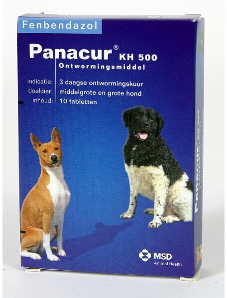 MSD Animal Health Panacur KH 500 - 10 tabs