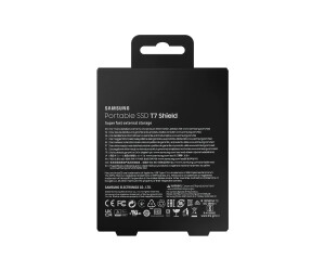 Disque externe SSD T7 Shield 4To Gen2 Samsung noir - ISTORE