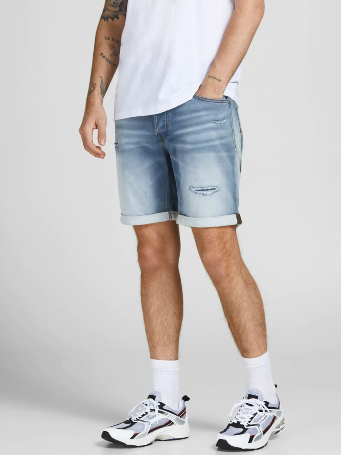 Jack and jones indigo on sale knit shorts