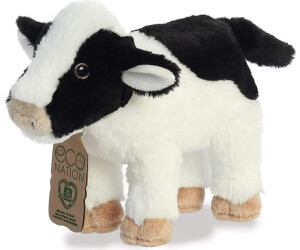Peluche Cane Beagle Aurora Eco Nation, 20 Cm, Realizzato Con Plastica Riciclata (8 Bottiglie), Morbido E Sostenibile, Bianco E Nero - 3