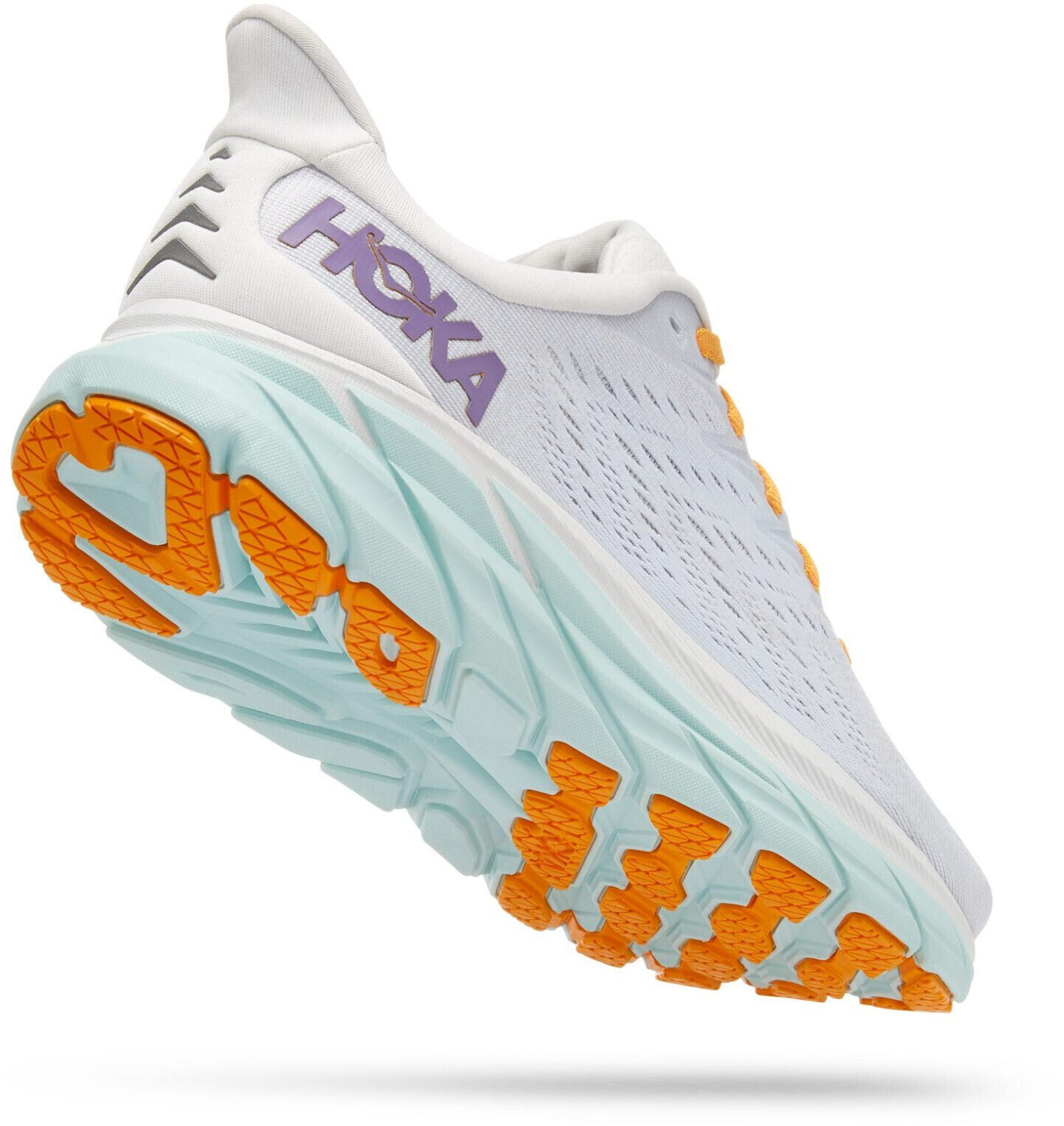 White hoka clifton sales