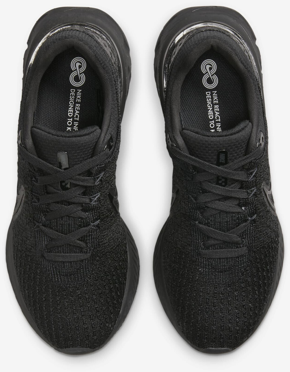 Nike flyknit react womens black top