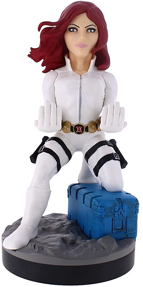 Exquisite Gaming Cable Guys - Marvel Black Widow White Suit - Phone & Controller Holder