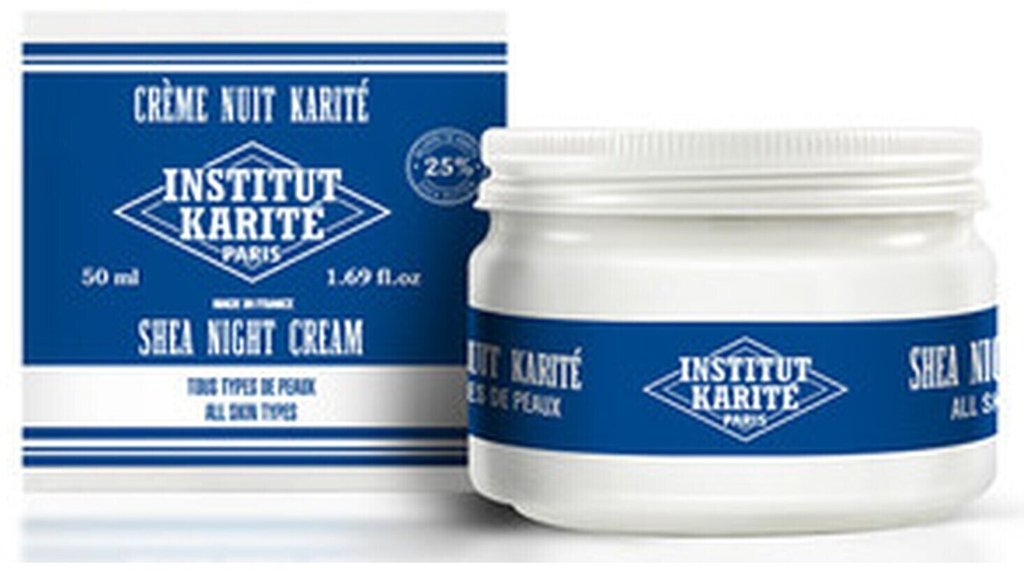 Institut Karité Paris Milk Cream Shea Moisturizing Night Cream (50ml)