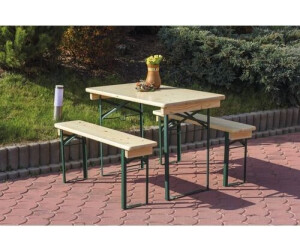 Hornbach Bierzeltgarnitur Fichte 3teilig natur ab 89,00