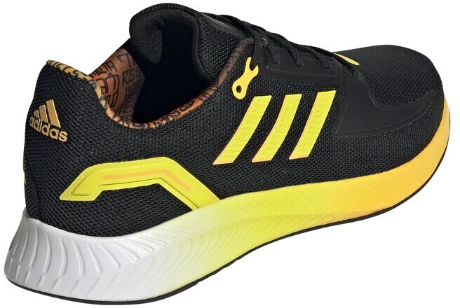 Adidas falcon top black yellow