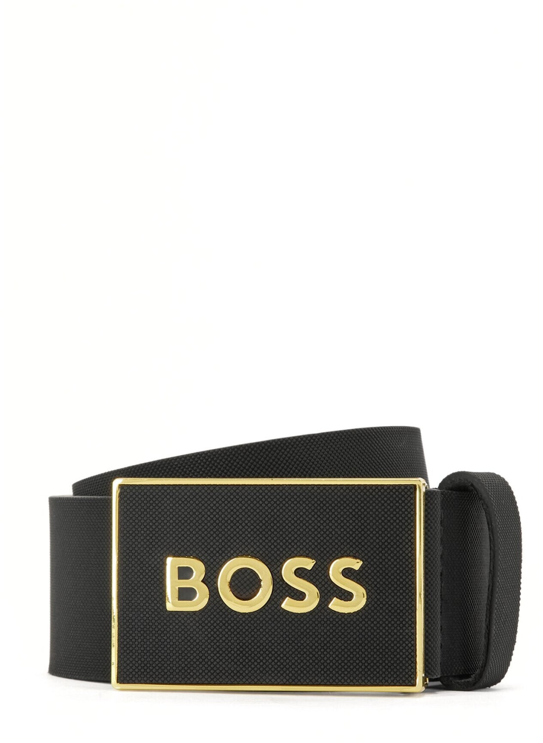 Photos - Belt Hugo Boss Icon   black/gold (50471333)