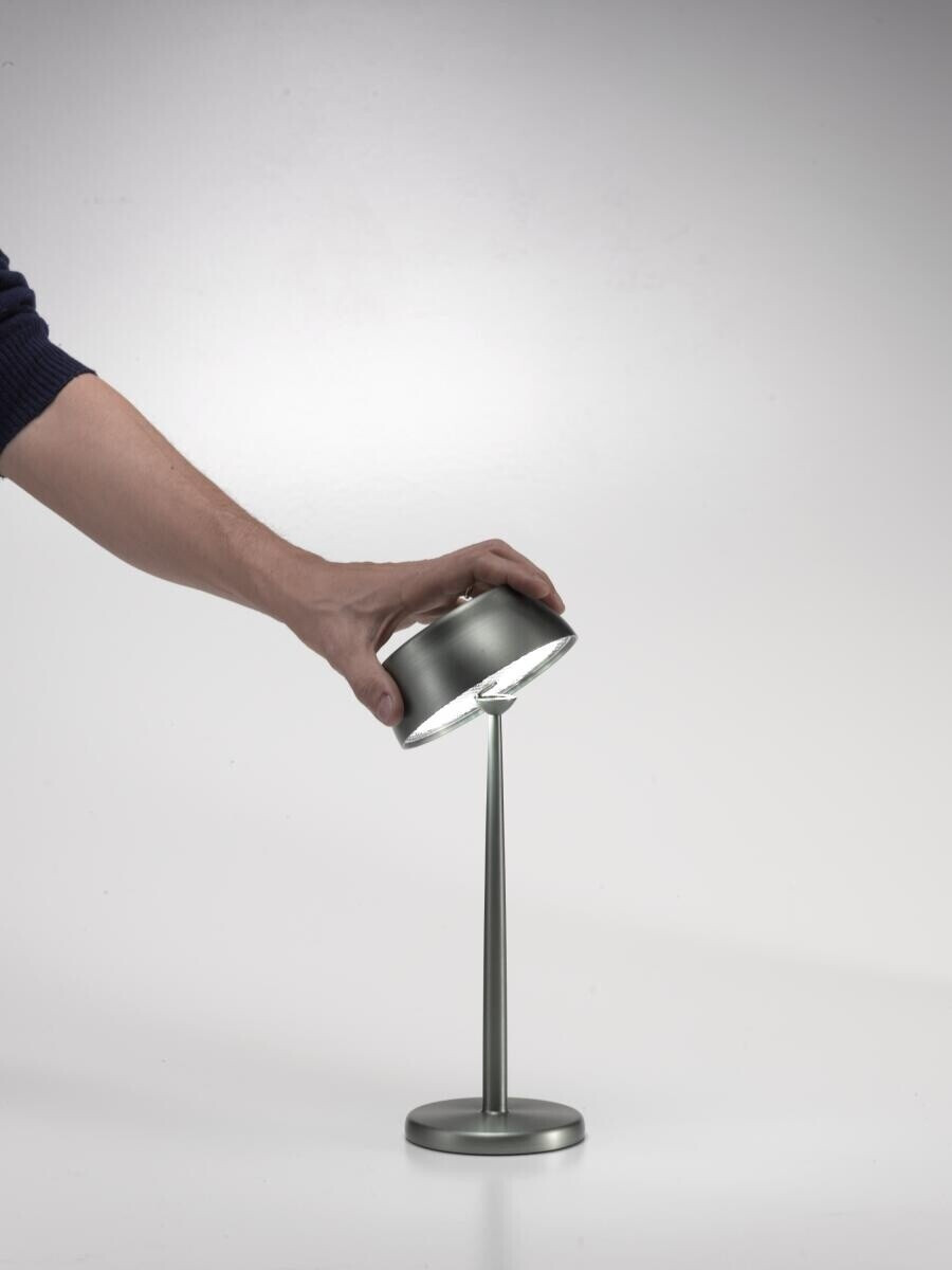 Zafferano Sister Light 32,8cm USB Portable Lamp blue