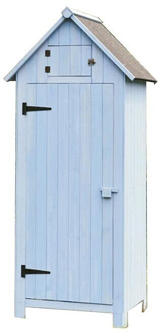 habrita Cabine de rangement lasurée avec 3 étagères