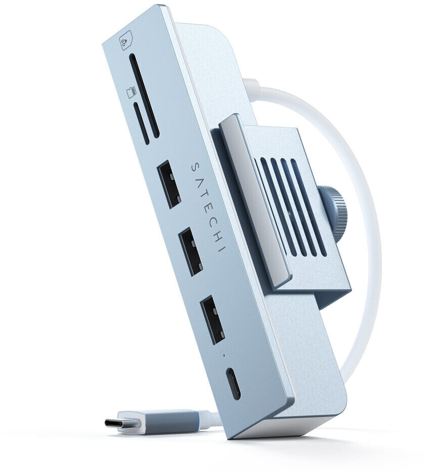 Satechi USB-C Clamp Hub 24 iMac 2021 Blue