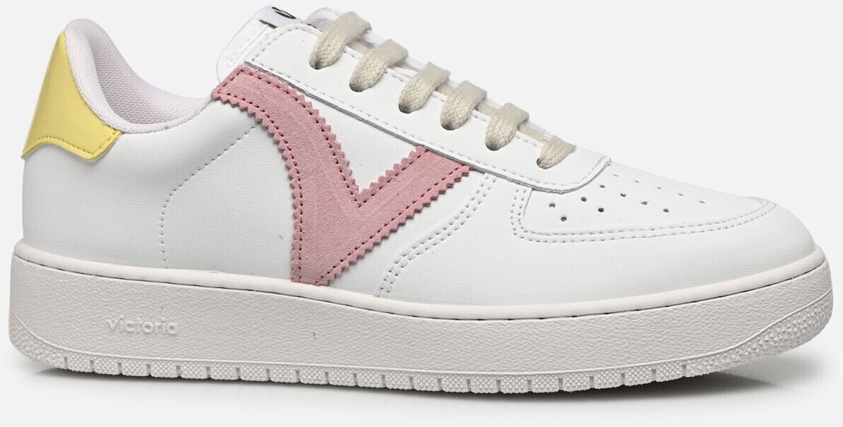 Victoria Madrid Contrasting Leather-Effect pink