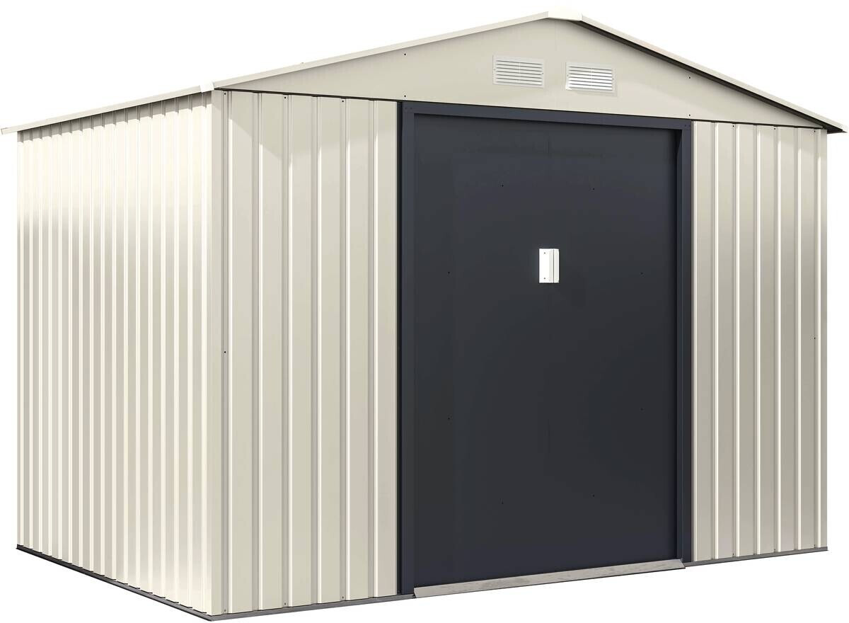 Habitat et Jardin Abri de jardin métal Nebraska 5,30 m² beige/anthracite