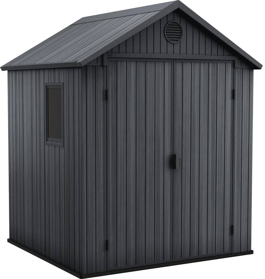 Keter Abri jardin résine Darwin 6x6 199 x 182 cm gris