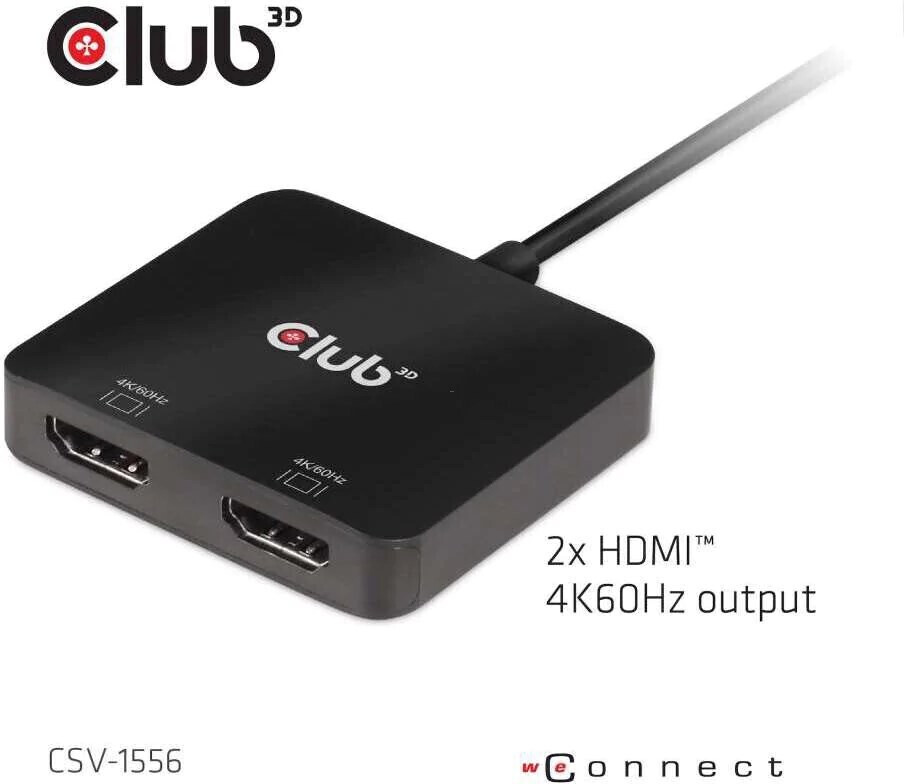 Photos - Cable (video, audio, USB) Club3D CSV-1556 USB Type-C / HDMI Adapter 