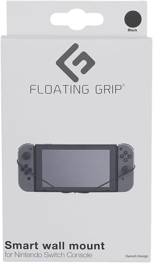 Floating Grip Nintendo Switch Wall Mount - Smart Wall Mount Black/Grey