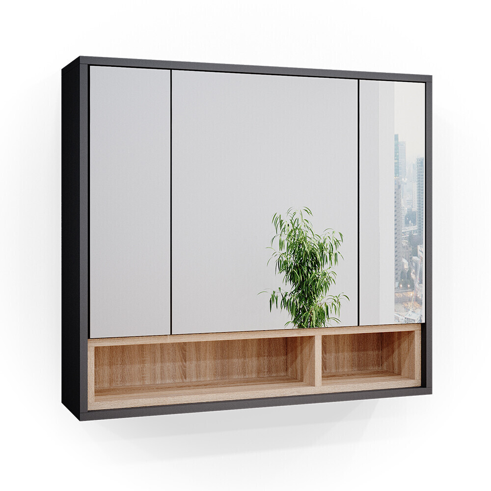 VICCO Beatrice 80cm anthracite/oak
