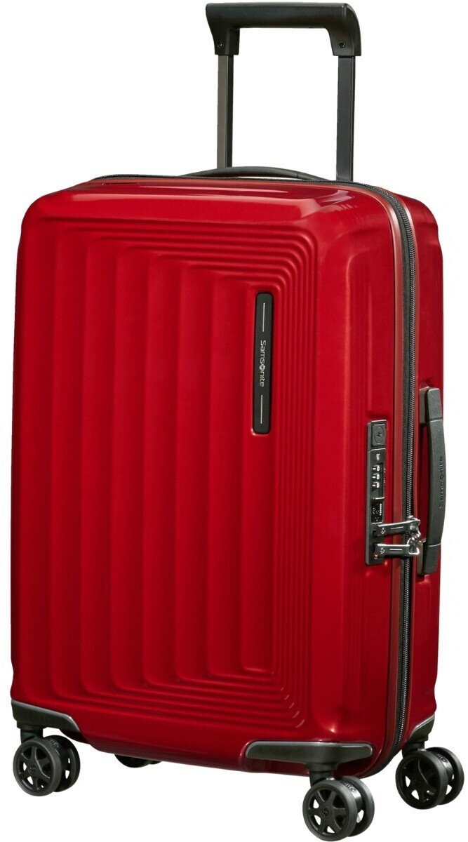 Photos - Luggage Samsonite Nuon Spinner 55 cm metallic red 