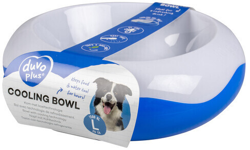 Duvo+ Cooling Bowl L 29cm Blue/White