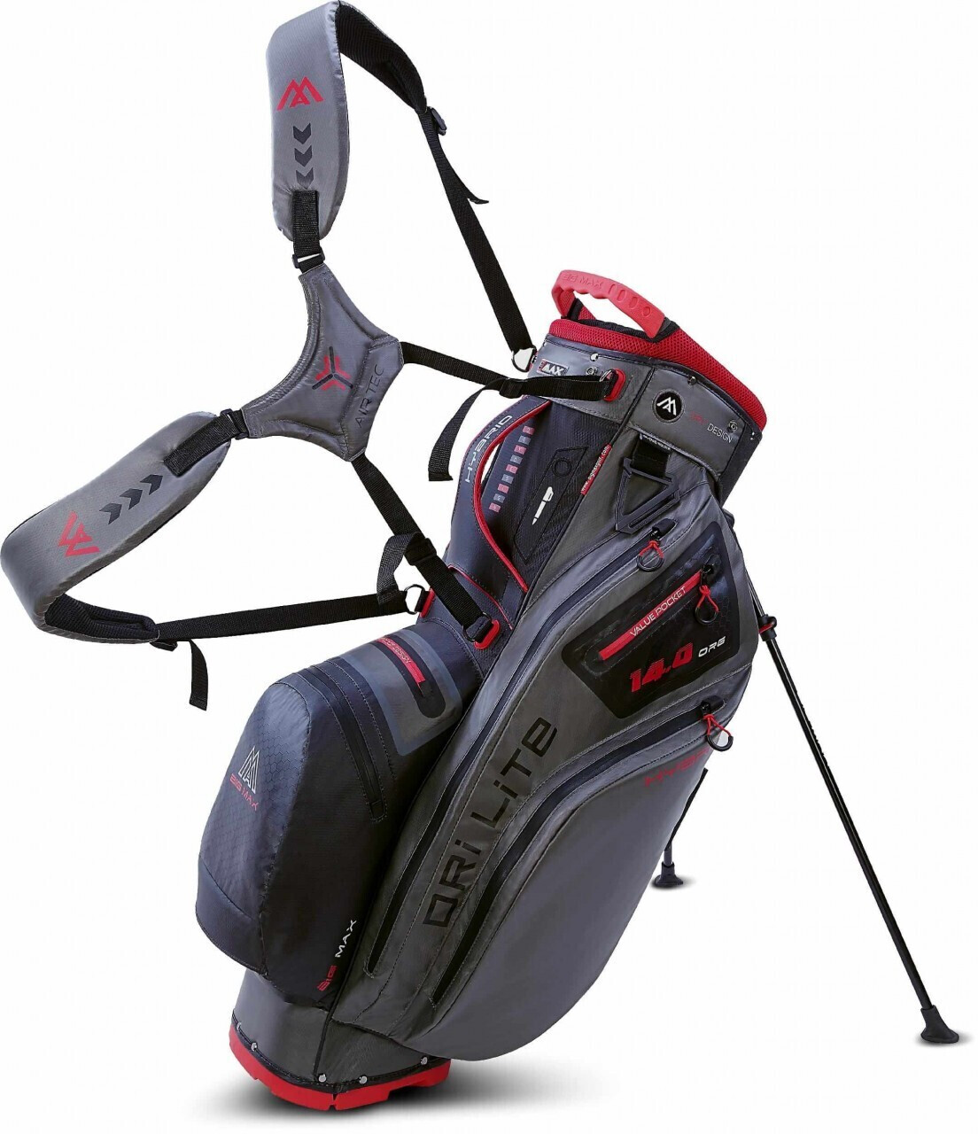 Big Max Dri Lite Hybrid 2 charcoal/black/red