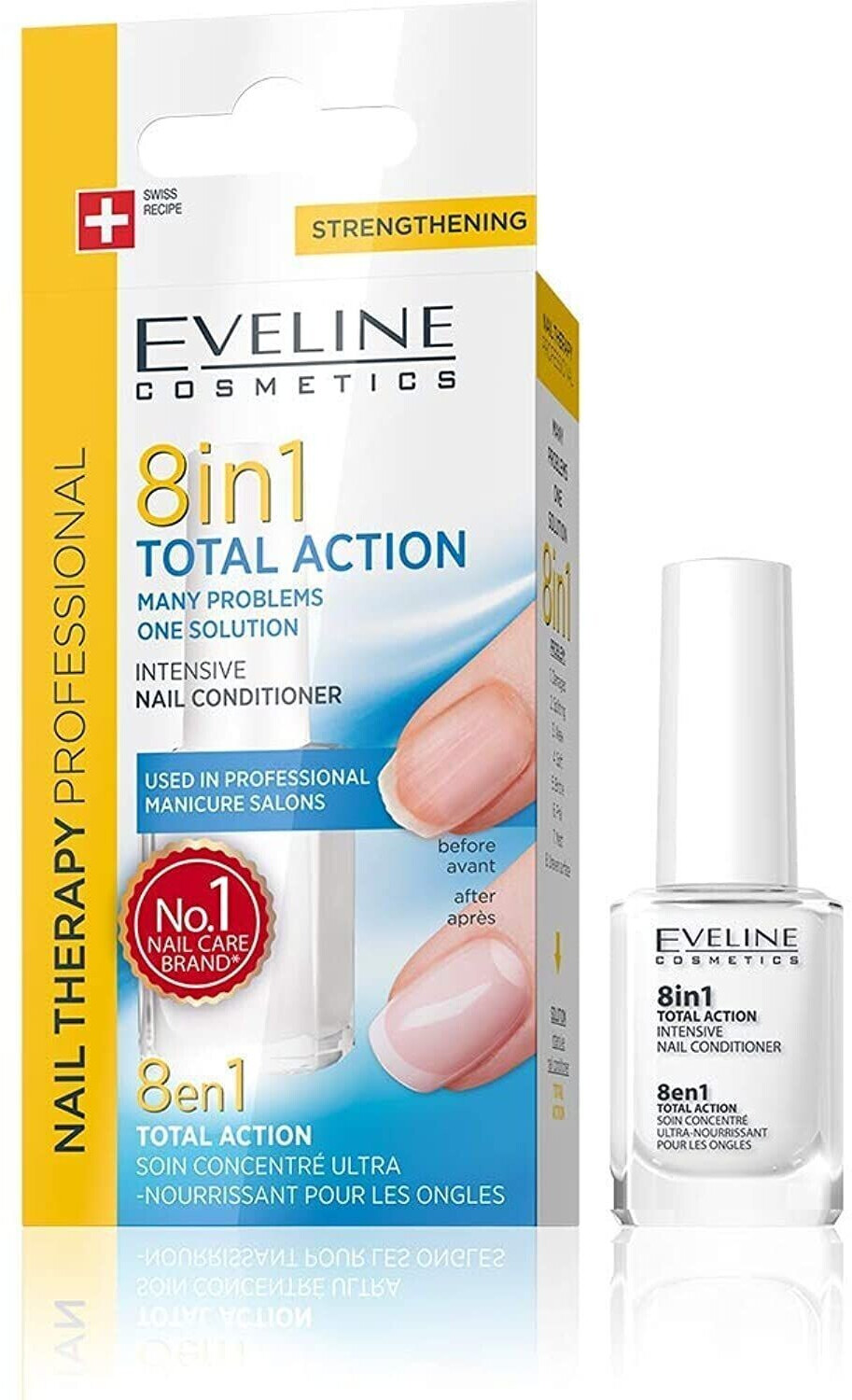 Eveline Nail Therapy Total Action 8in1 Intensive Nail Conditioner (12 ml)