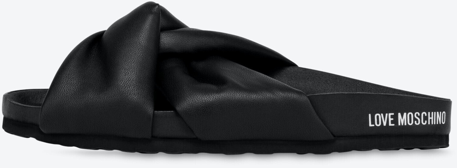 Leather pool slides new arrivals