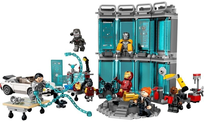Lego iron man armaduras online