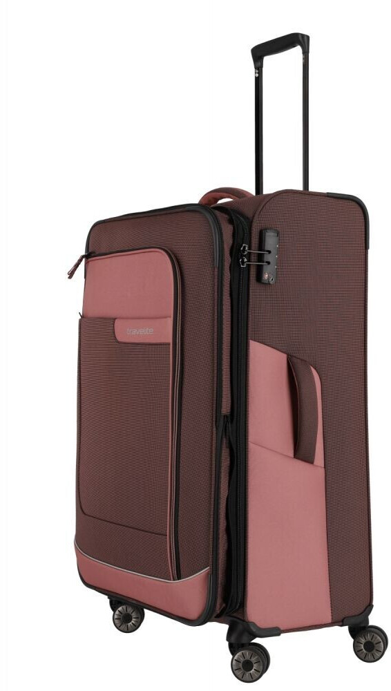 Travelite Viia 4 Wheel Trolley 77 cm red