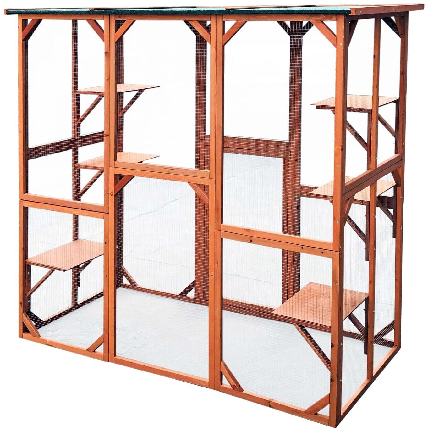 Wiltec Weatherproof Catio 180x88x169cm 6 Platforms